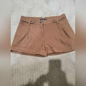 Sanctuary Clothing Wool Pleated Shorts Size 29